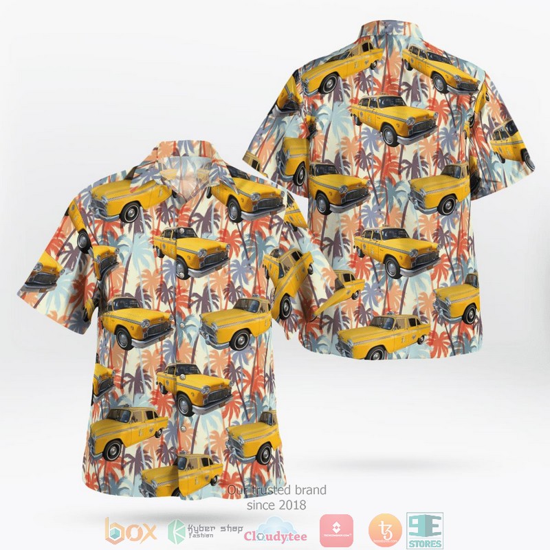 Yellow_Checker_Taxi_Cab_Vintage_Aloha_Shirt