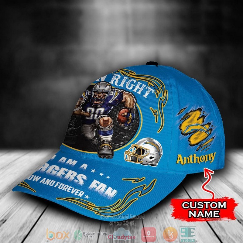 Los_Angeles_Chargers_Mascot_NFL_Custom_Name_Cap_1