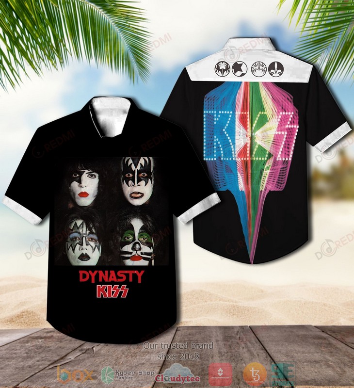 Kiss_band_Dynasty_Short_Sleeve_Hawaiian_Shirt