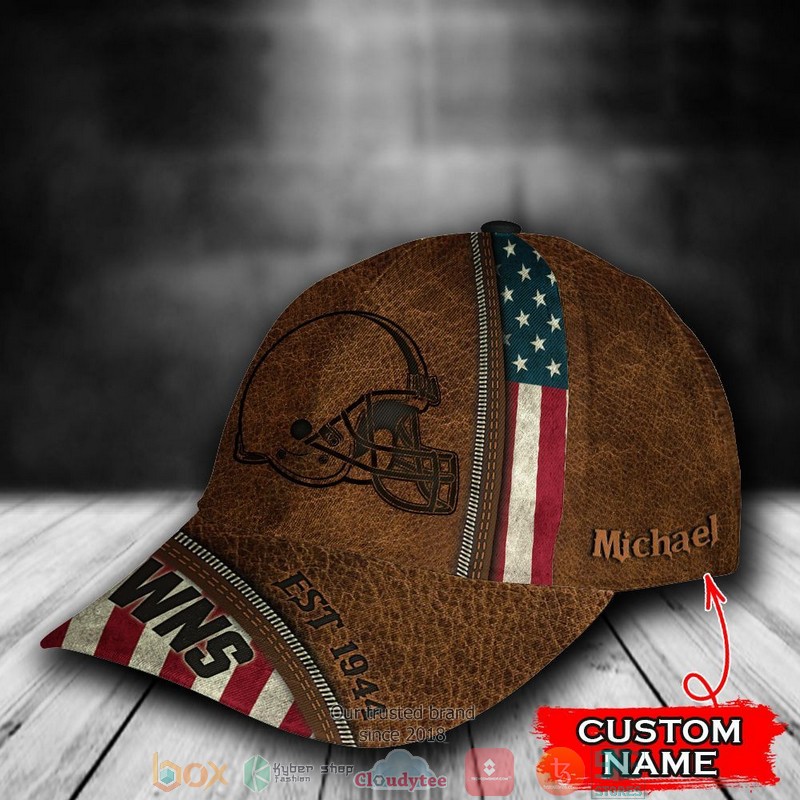 Cleveland_Browns_Luxury_NFL_Custom_Name_Cap