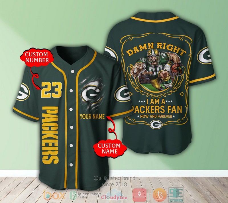 Personalized_Green_Bay_Packers_NFL_I_am_a_Packers_fan_Baseball_Jersey_Shirt