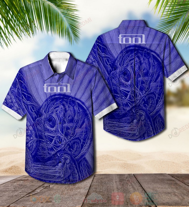 Tool_Band_Blue_Pattern_Album_Hawaiian_Shirt