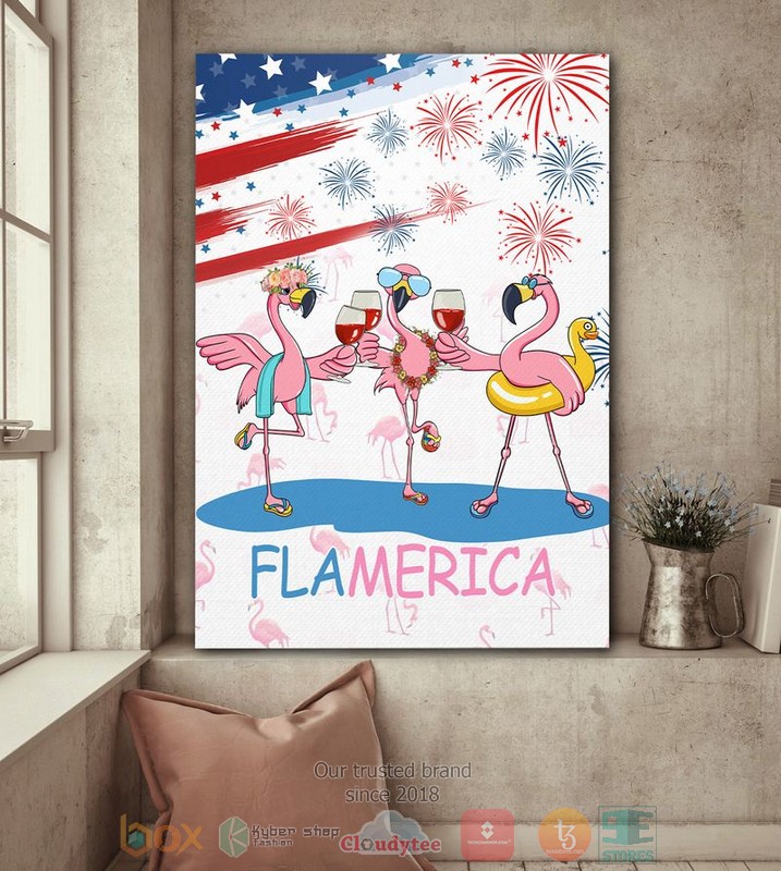 Flamingo_Firework_Flamerica_Independence_Day_Canvas