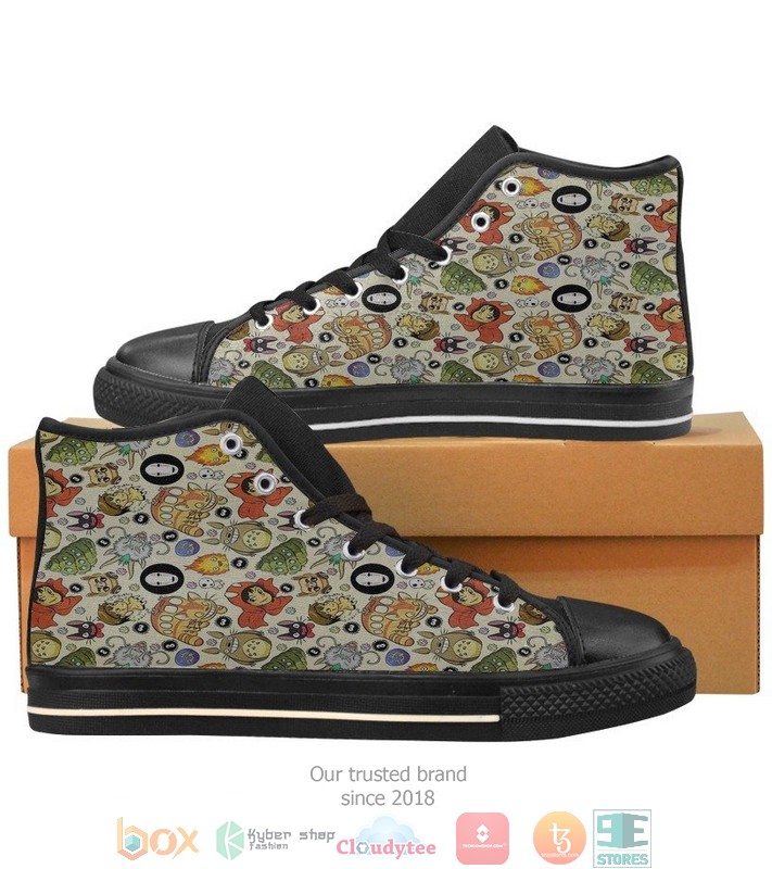 Totoro_High_Top_Shoes