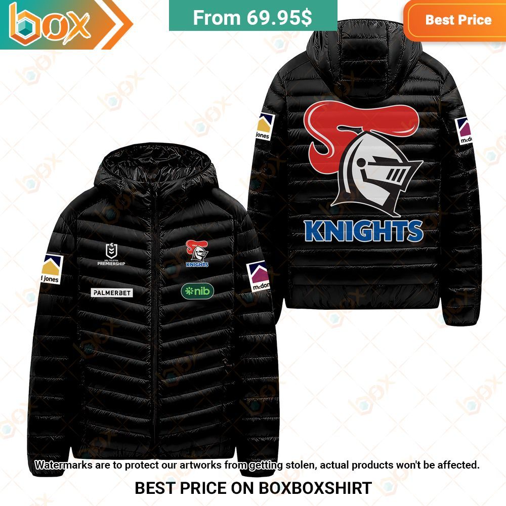 2023 Newcastle Knights Sideline Down Jacket Cool DP