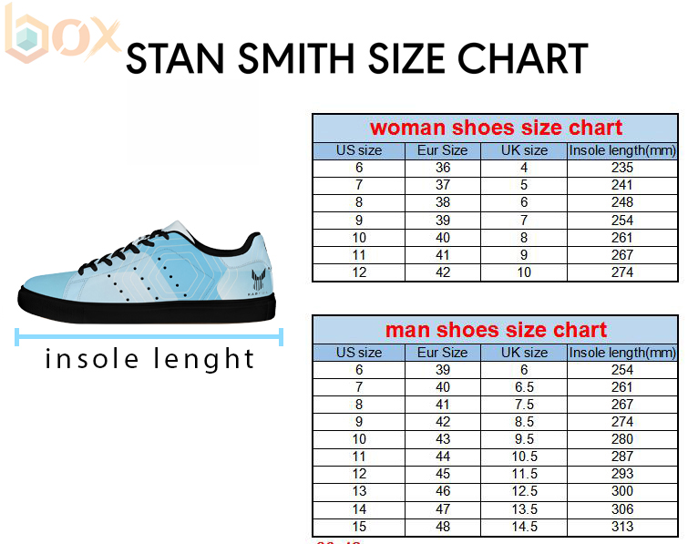 Stan Smith Size Chart: