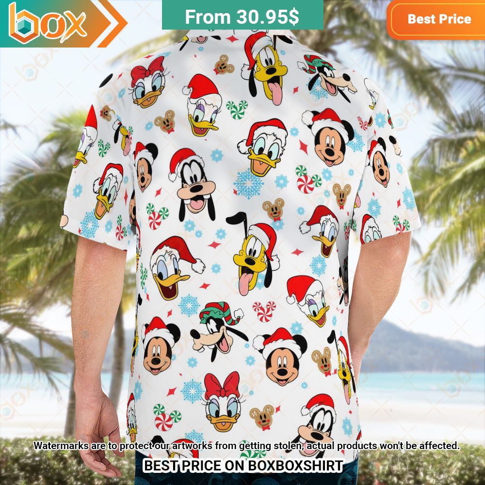 Disney Mickey Mouse Daisy Duck Pluto Christmas Hawaiian Shirt Sizzling