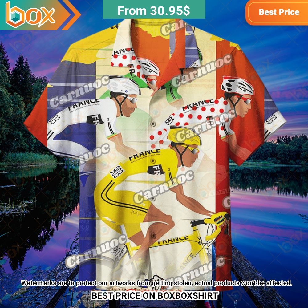 Le Tour de France Hawaiian Shirt Such a scenic view ,looks great.
