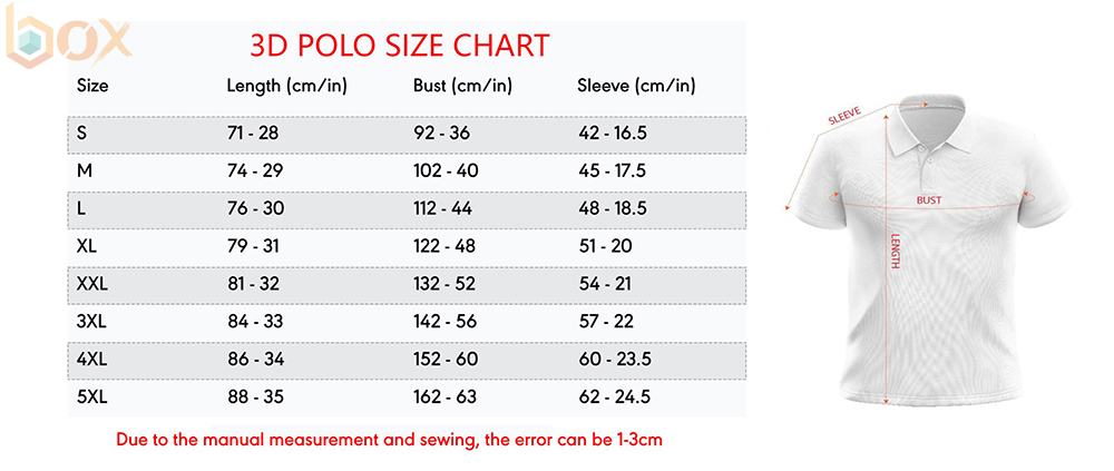 Polo Size Chart: