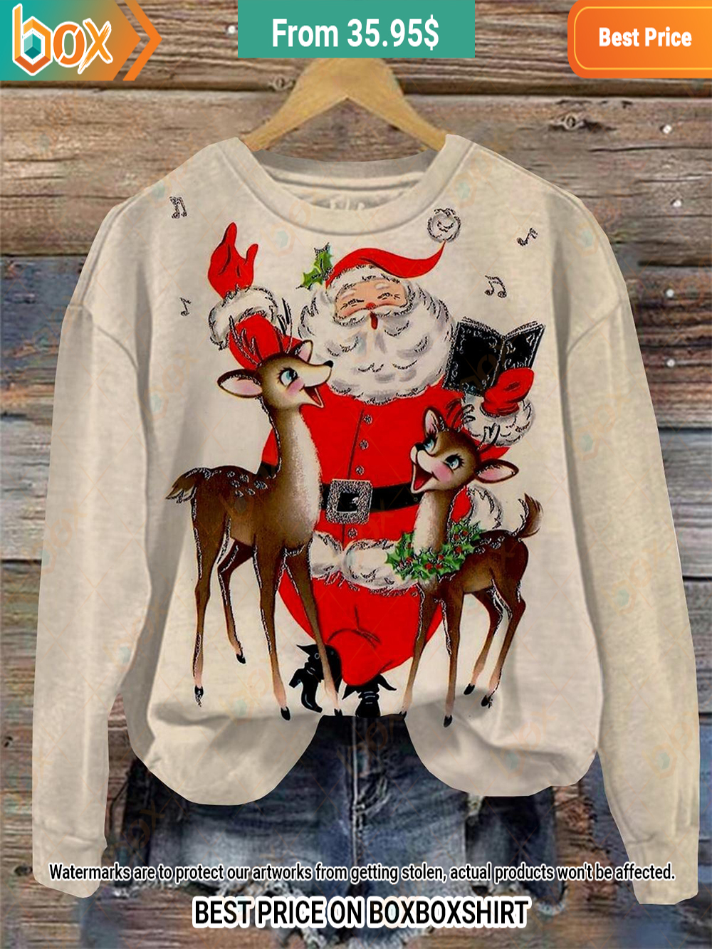 Santa Claus Deer Christmas Sweatshirt.jpg