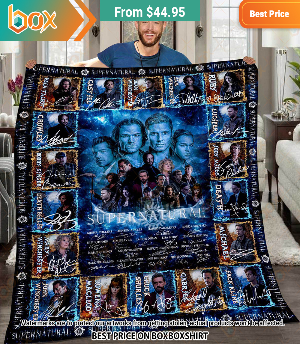 Supernatural Movie Blanket