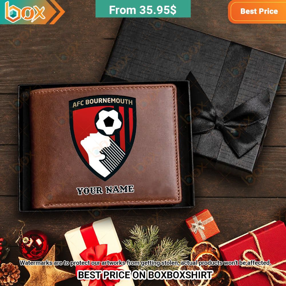 AFC Bournemouth Personalized Leather Wallet Great, I liked it