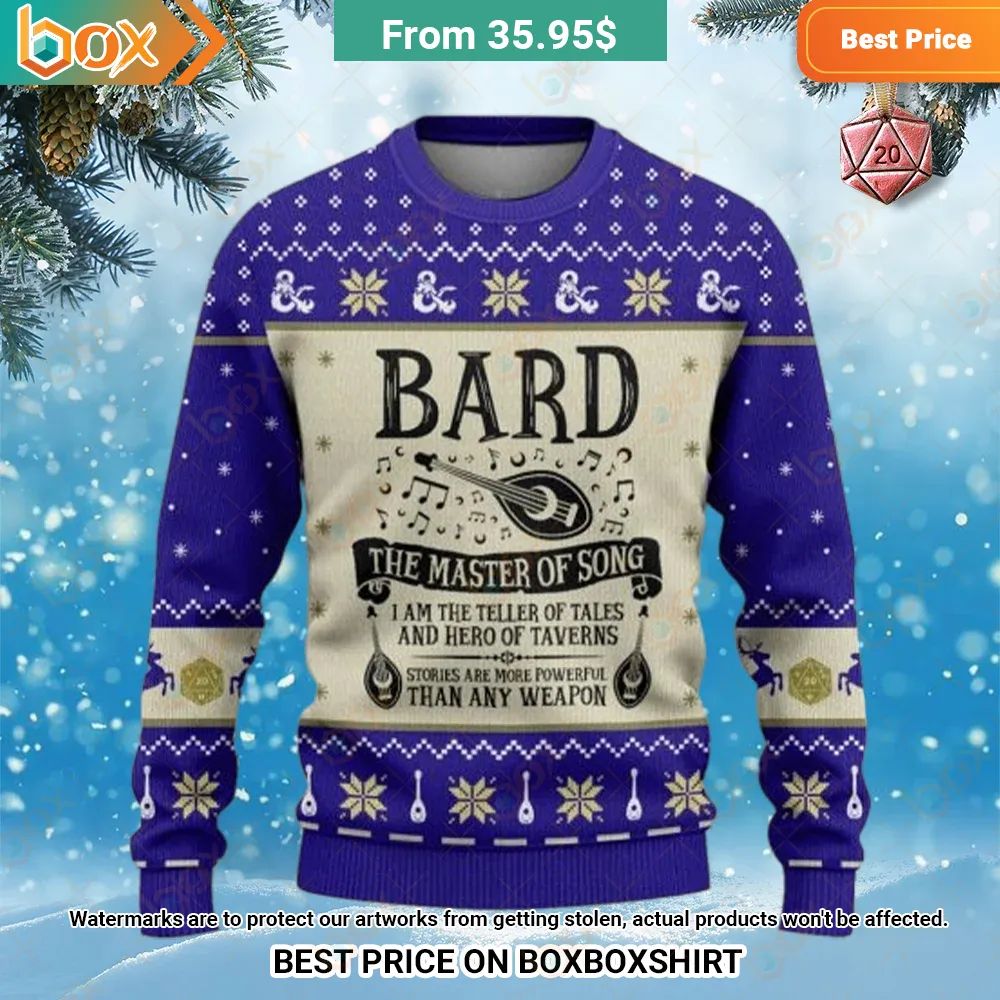 Bard The Master of Song DnD Sweatshirt You guys complement each other