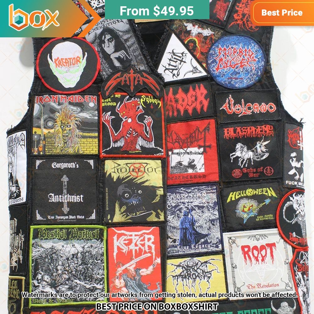 Black Witchery 3D Sleeveless Denim Jacket Such a scenic view ,looks great.