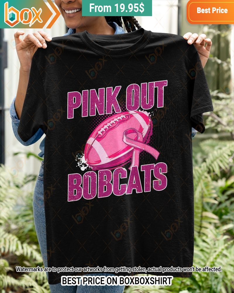 Bobcats Pink Out Breast Cancer Shirt Nice bread, I like it