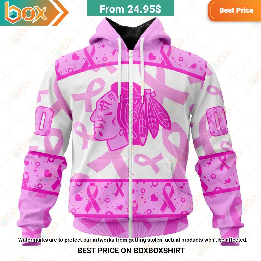 chicago blackhawks pink october breast cancer awareness month custom shirt hoodie 2 280.jpg