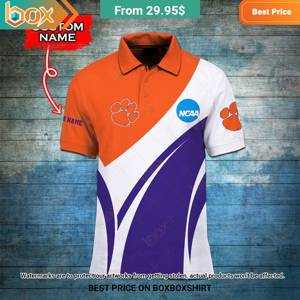 Clemson Tigers Custom Polo Shirt, Cap Your face is glowing like a red rose