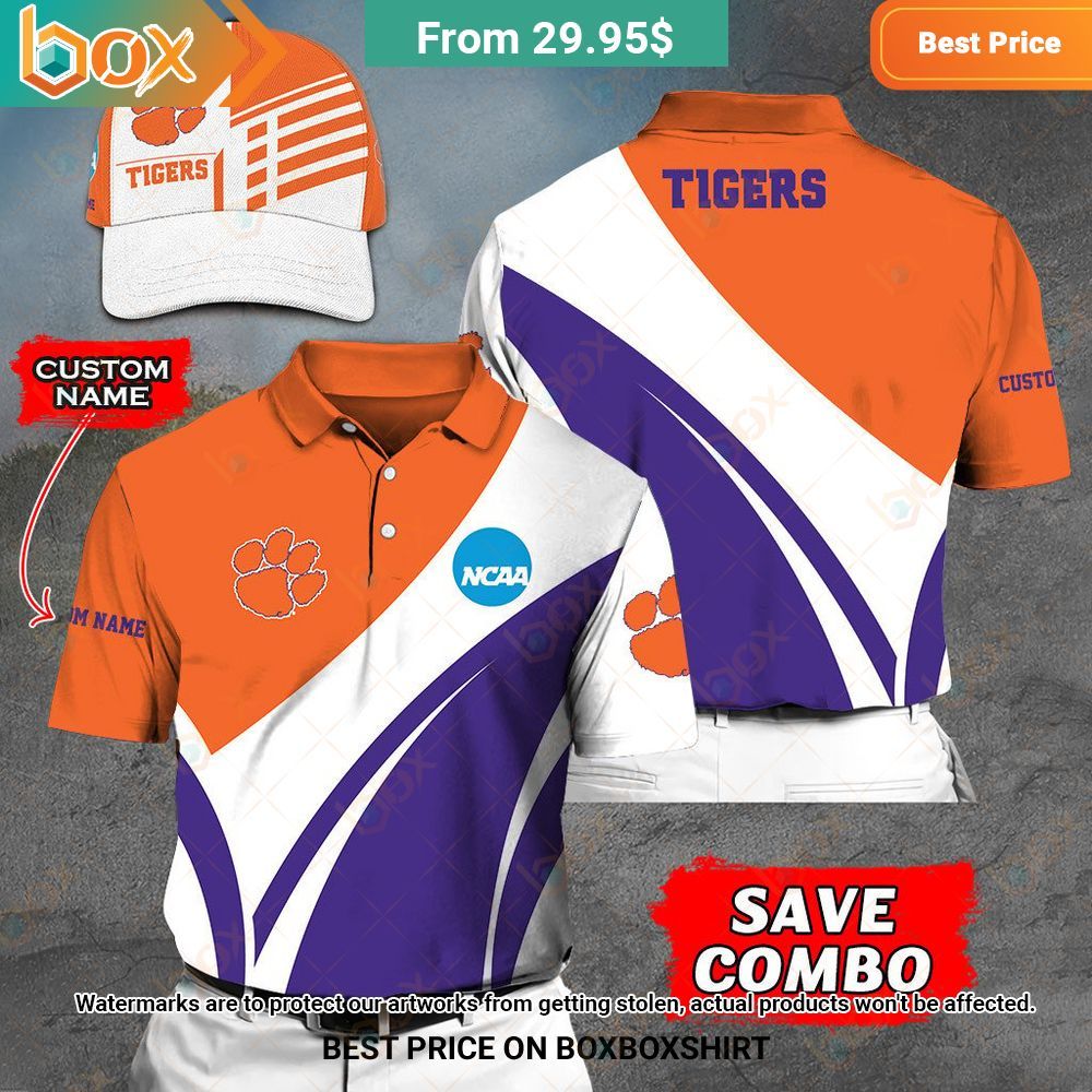 Clemson Tigers Custom Polo Shirt, Cap Best picture ever