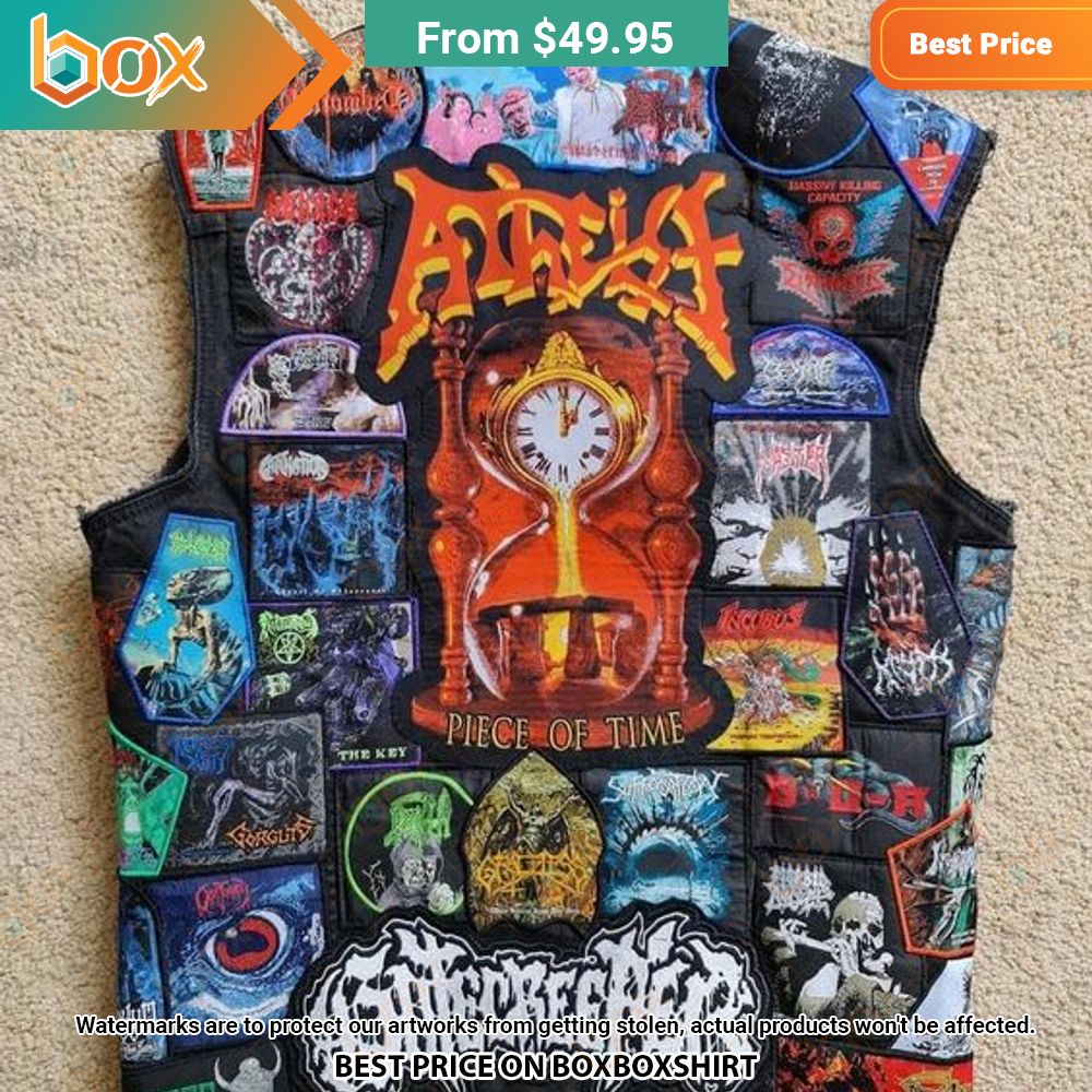 Death Chime 3D Sleeveless Denim Jacket Natural and awesome
