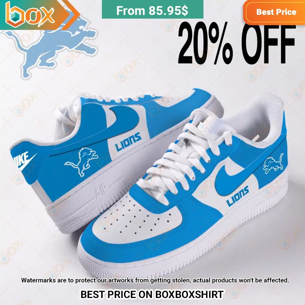 Detroit Lions Nike Air Force 1 You look so healthy and fit