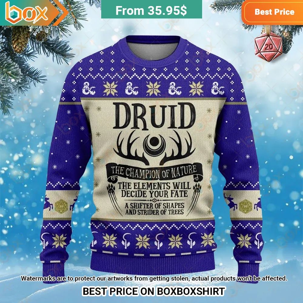 DnD Druid The Champion of Nature Sweatshirt Loving, dare I say?