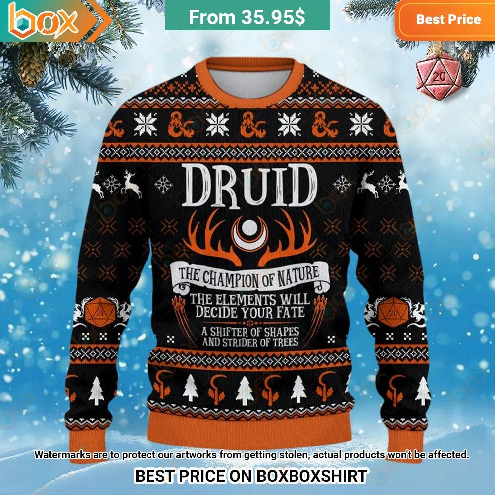 Druid The Champion of Nature DnD Sweatshirt Good click