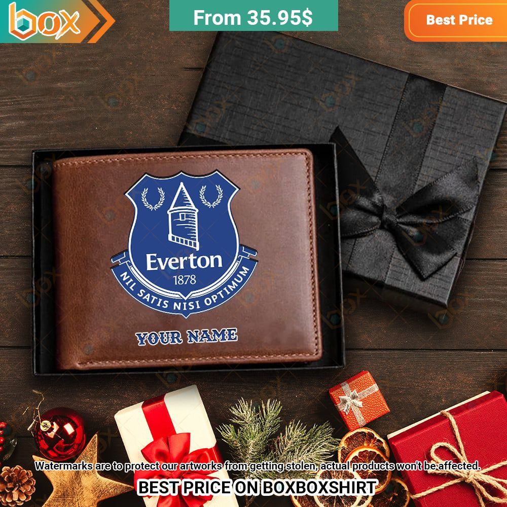 Everton Personalized Leather Wallet Have no words to explain your beauty