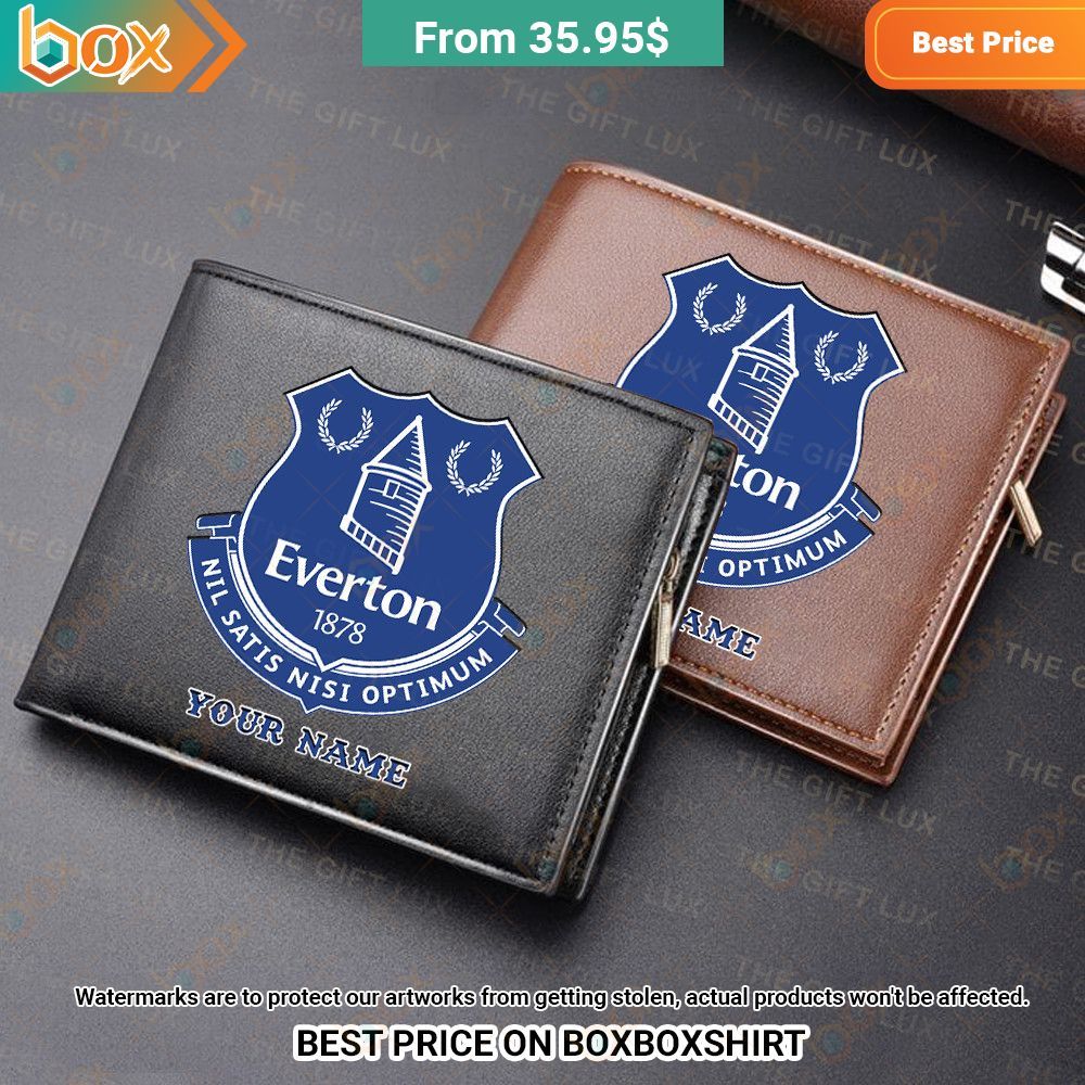 Everton Personalized Leather Wallet Have you joined a gymnasium?