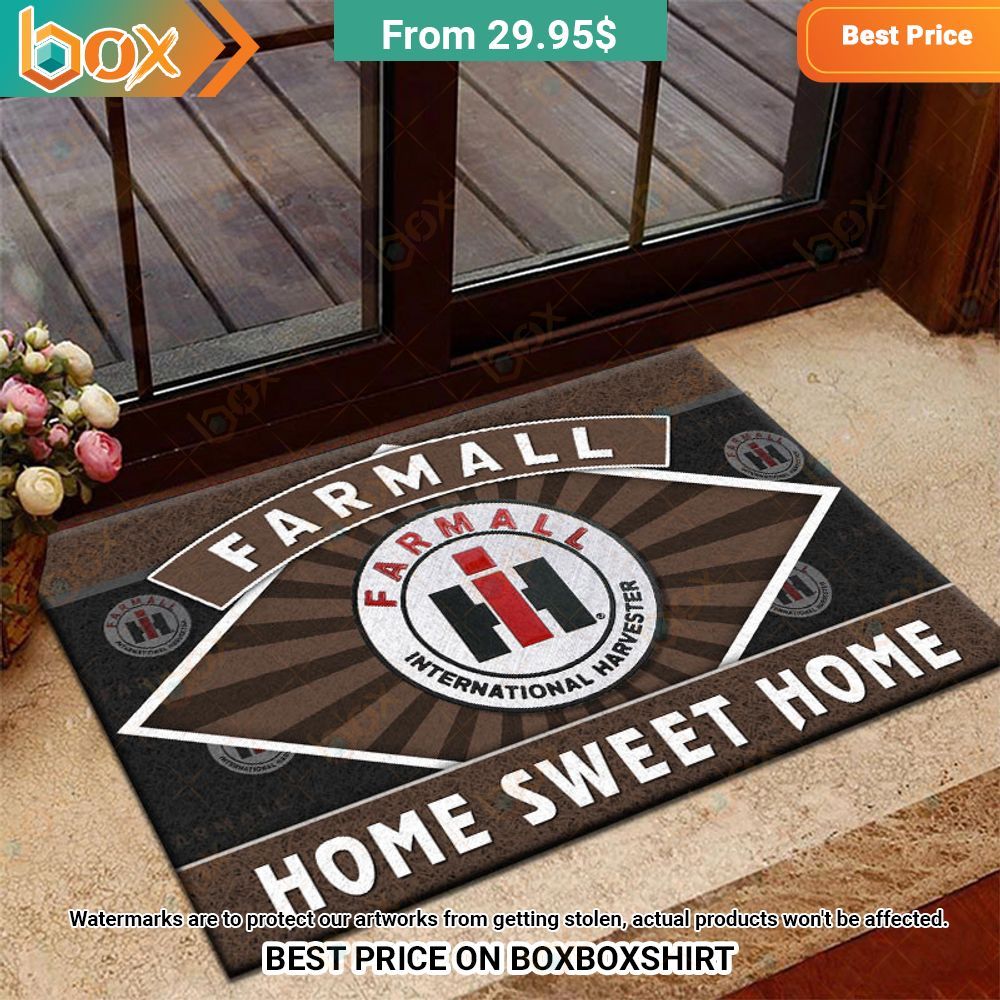 Farmall Home Sweet Home Doormat Bless this holy soul, looking so cute