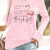 flamingo wrinkles only go where smiles have been yummy buffet sweatshirt 1 176.jpg