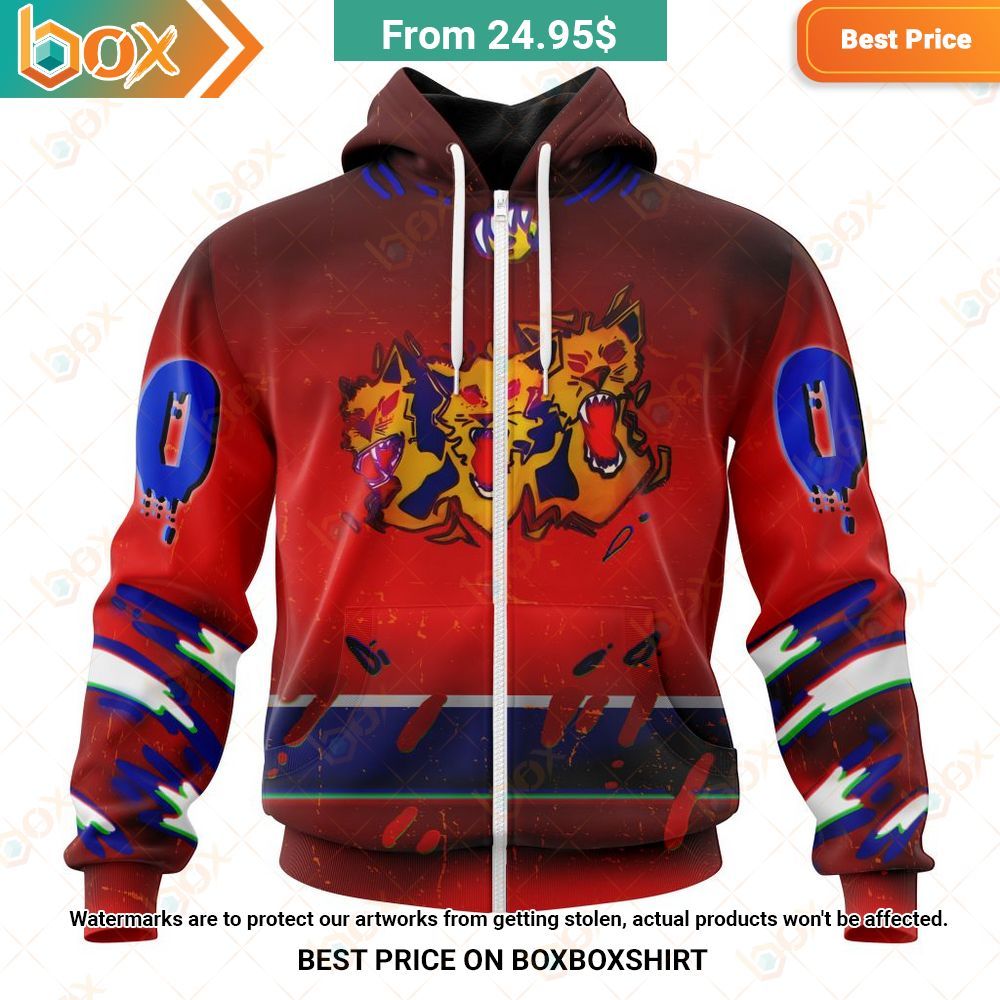 Florida Panthers Halloween Night Custom Hoodie Wow! What a picture you click