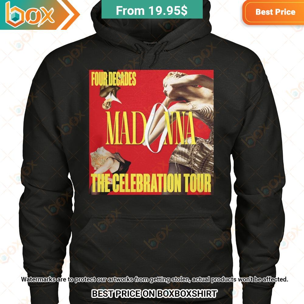 Four Decades Madonna The Celebration Tour Shirt Out of the world