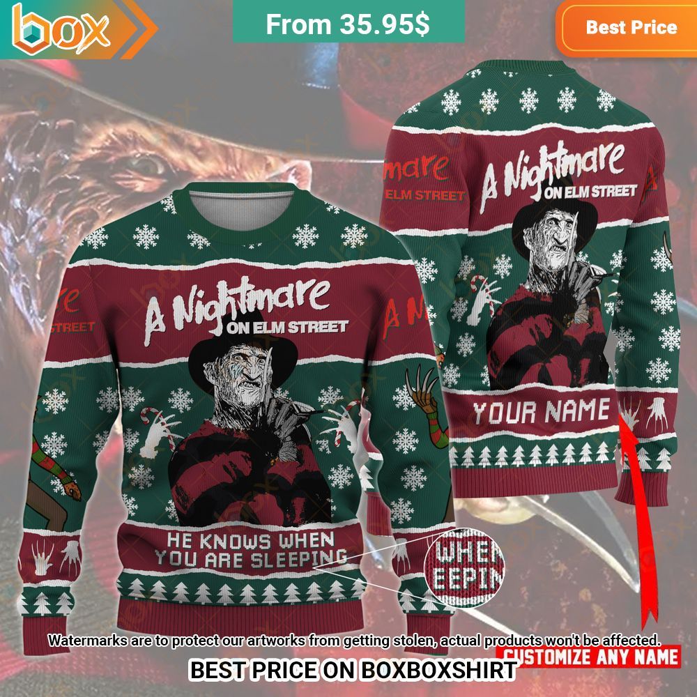 Freddy Krueger A Nightmare on Elm Street Custom Sweater Loving, dare I say?