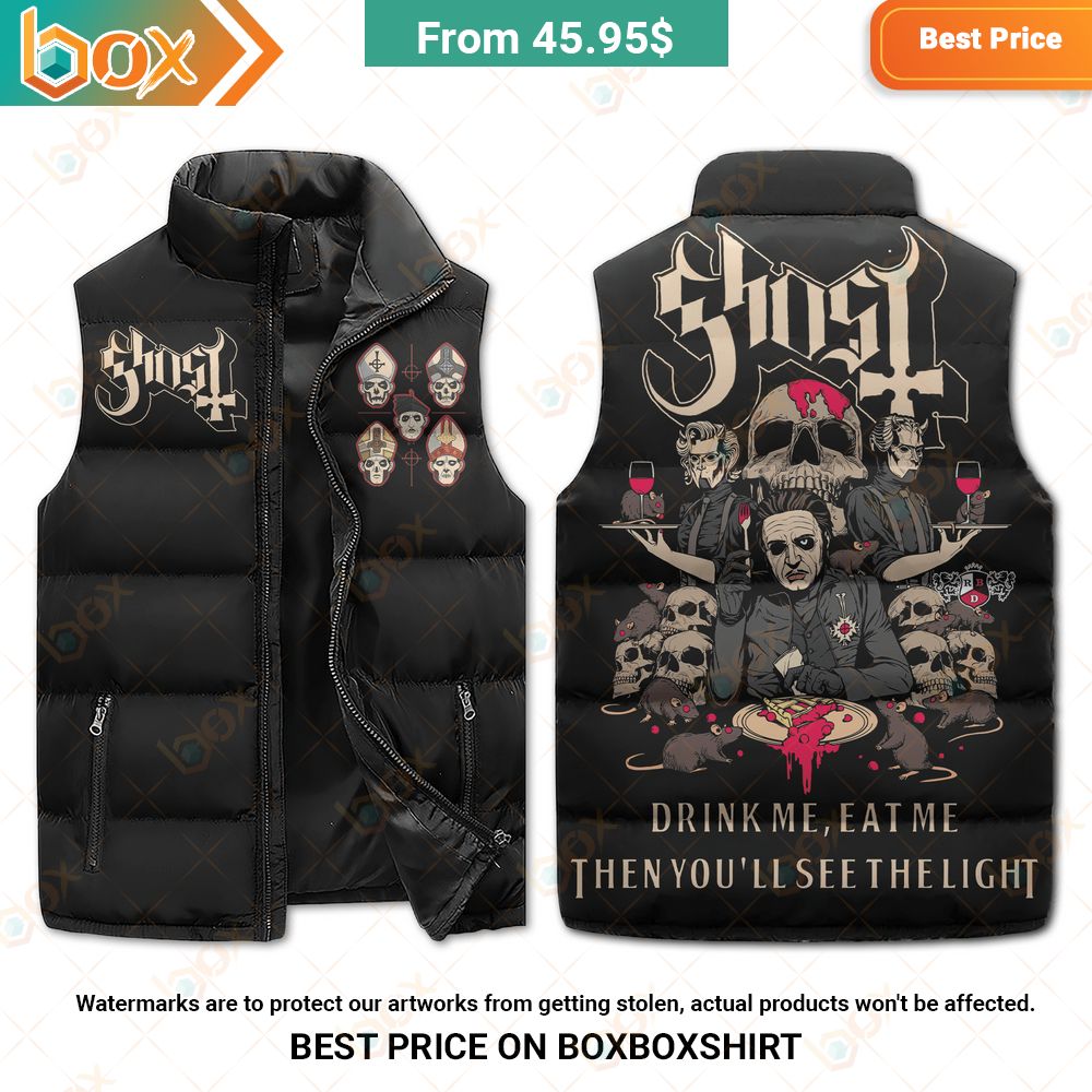 Ghost See The Light Sleeveless Puffer Down Jacket Nice bread, I like it