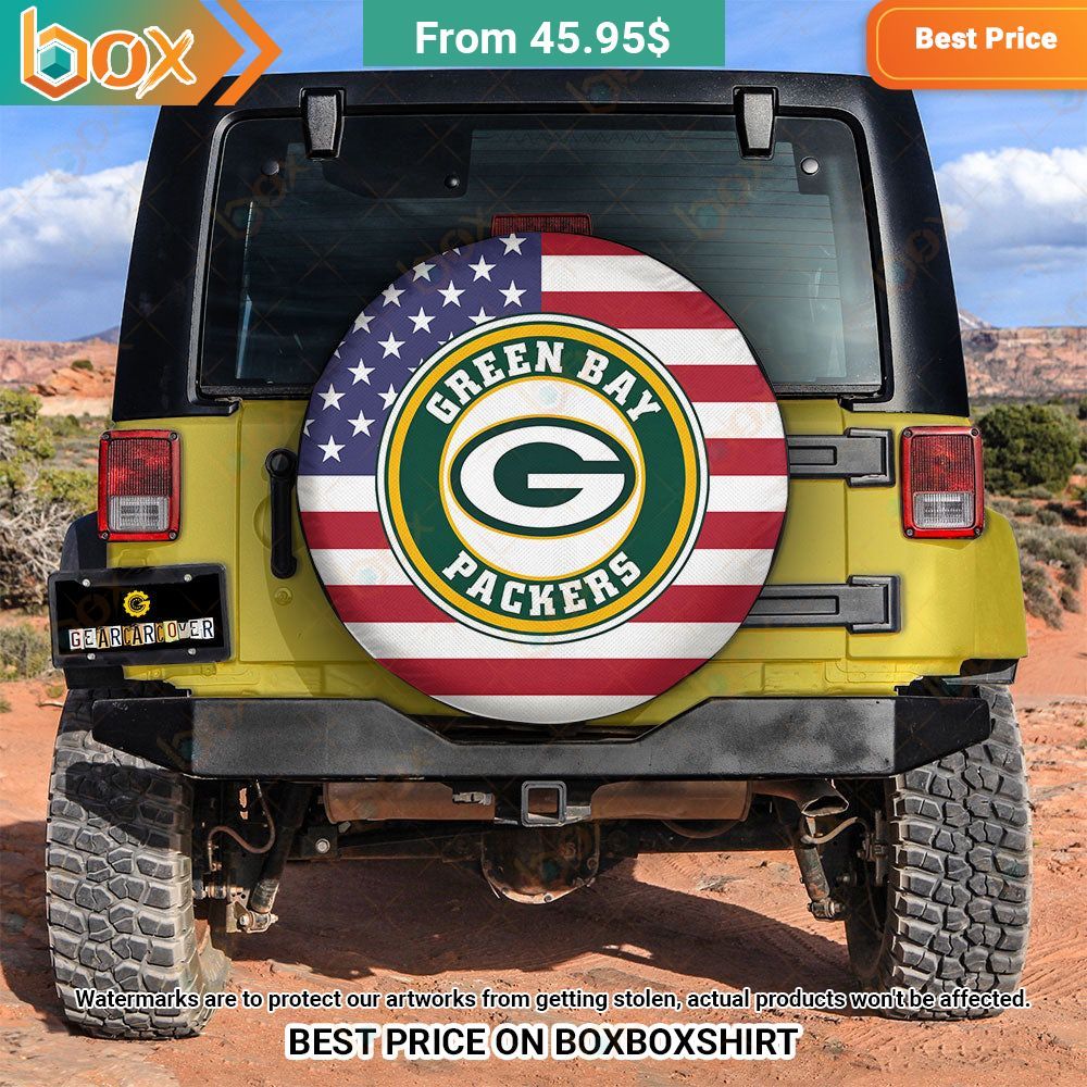 Green Bay Packers Car Spare Tire Cover Speechless