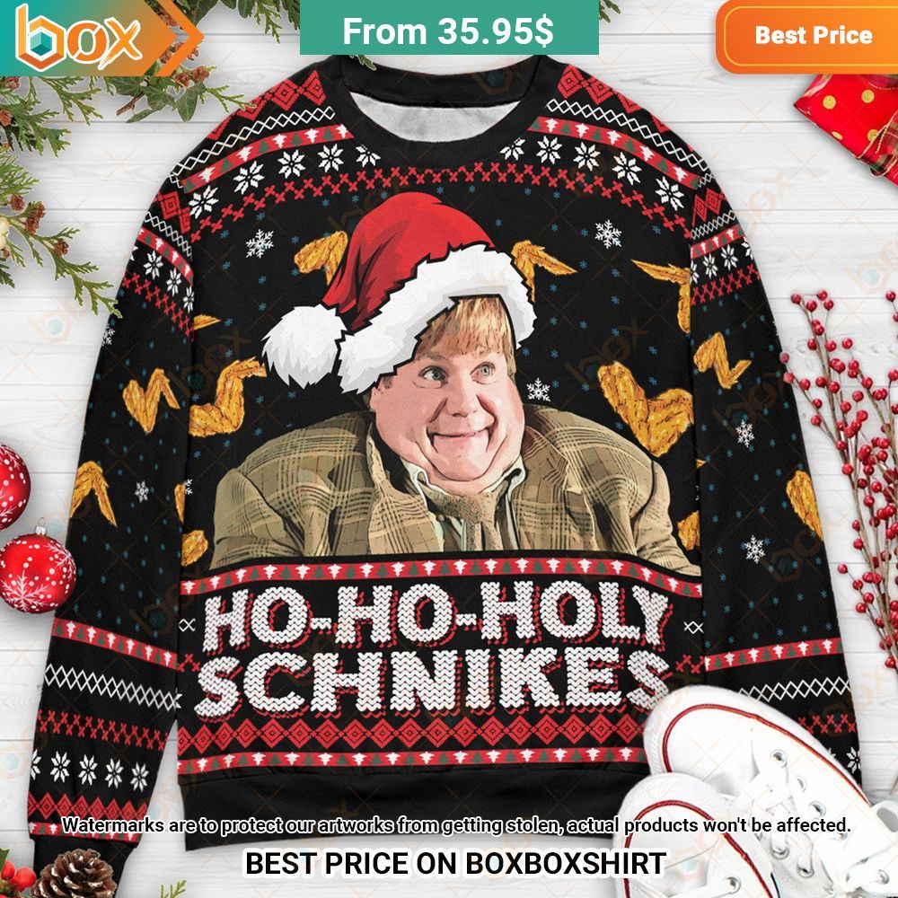 Ho Ho Holy Schnikes Funny Tommy Boy Christmas Sweater Best click of yours