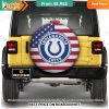 Indianapolis Colts Car Spare Tire Cover Natural and awesome