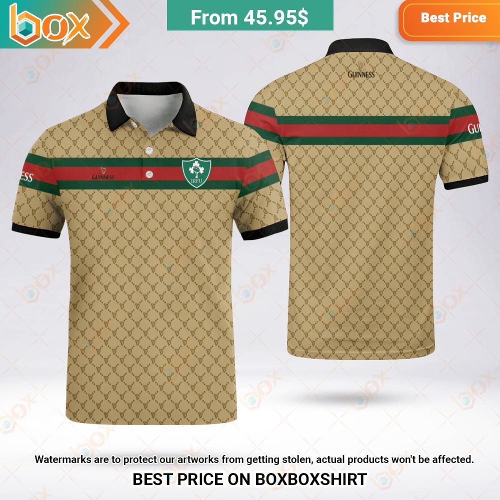 Irish Rugby Guinness Polo Shirt You tried editing this time?
