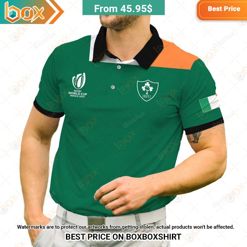 Irish Rugby World Cup Flag of the Ireland Polo Shirt Good one dear