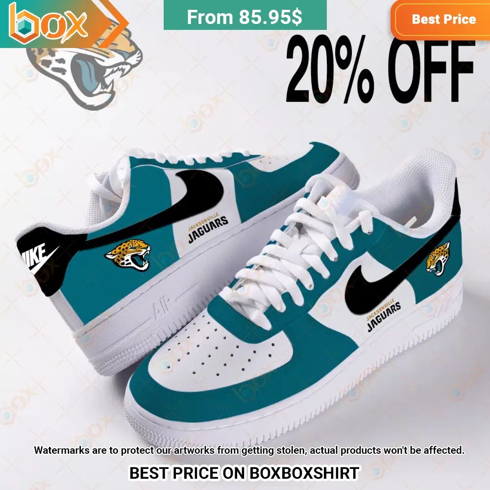 Jacksonville Jaguars Nike Air Force 1 Bless this holy soul, looking so cute