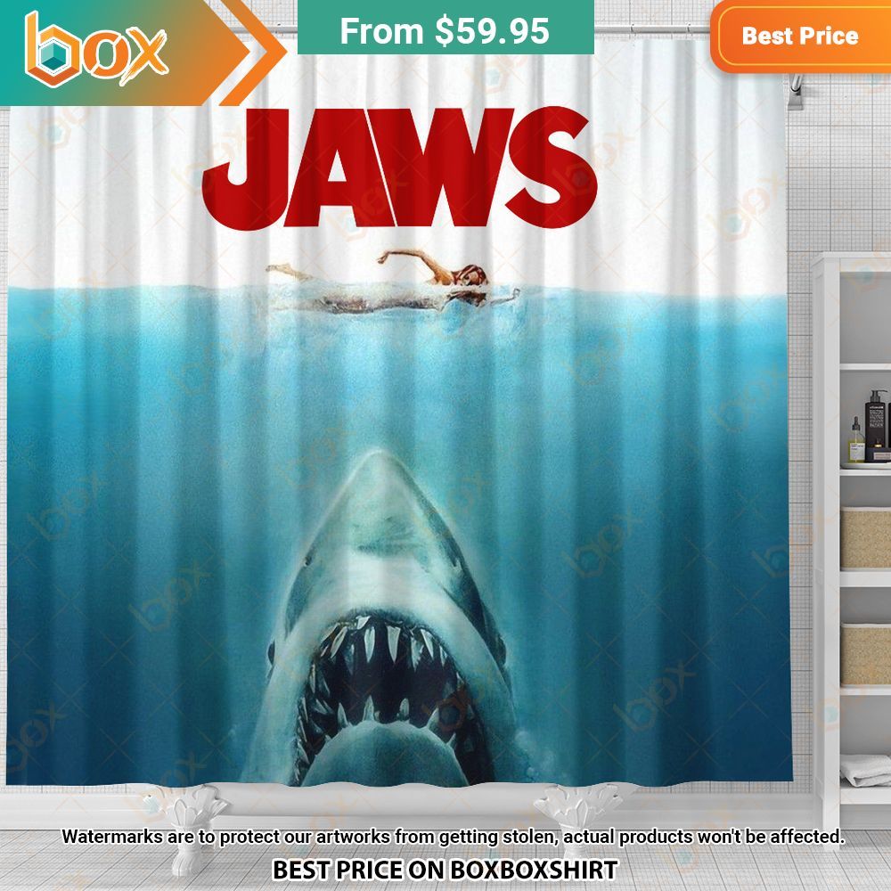 Jaws Shark Shower Curtain You are changing drastically for good, keep it up
