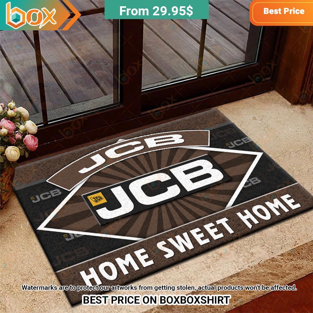 JCB Home Sweet Home Doormat How did you always manage to smile so well?
