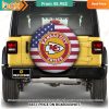 Kansas City Chiefs Car Spare Tire Cover Nice Pic