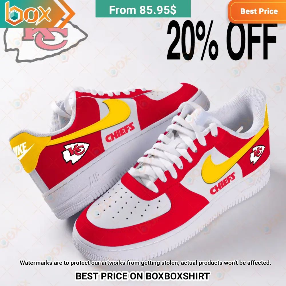 Kansas City Chiefs Nike Air Force 1 This picture is worth a thousand words.
