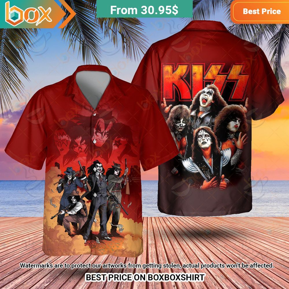Kiss Band Album Hawaiian Shirt You look insane in the picture, dare I say