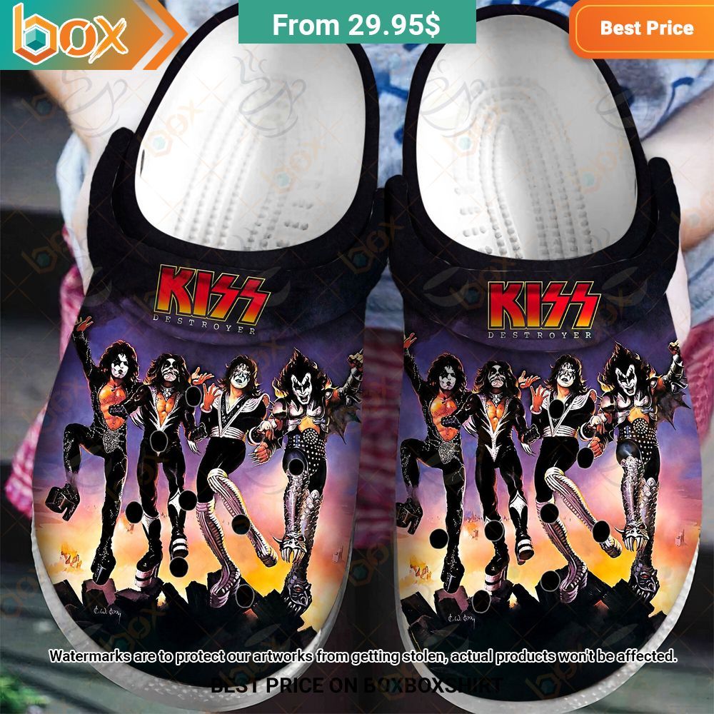 kiss destroyer album cover cap bucket hat crocs clog shoes 1 702.jpg