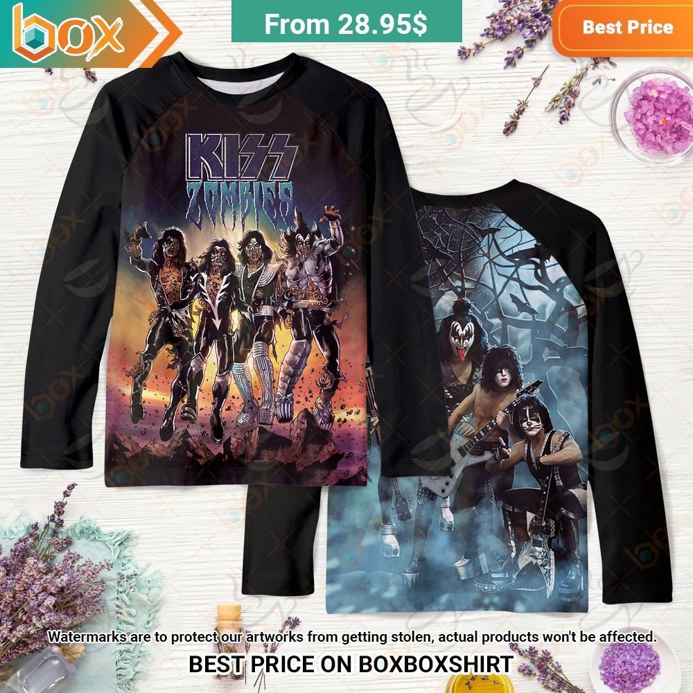 kiss zombies album cover shirt hoodie tank top 2