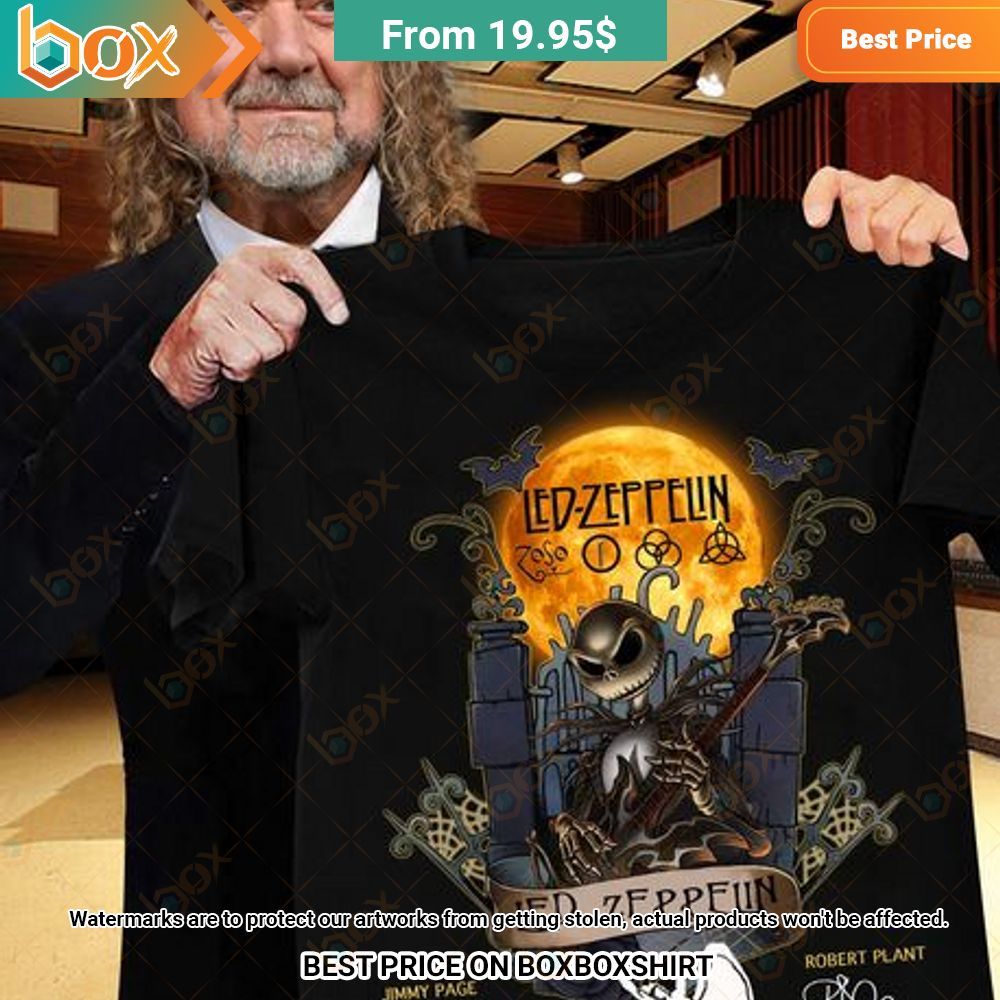Led Zeppelin Robert Plant Jack Skellington Shirt Coolosm