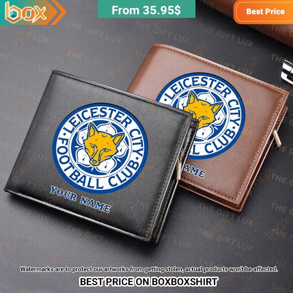 Leicester City FC Personalized Leather Wallet She has grown up know
