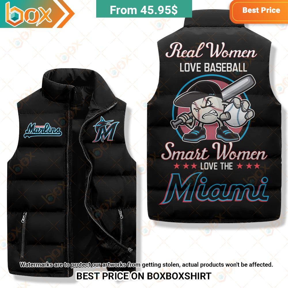 Miami Marlins Sleeveless Puffer Down Jacket You guys complement each other